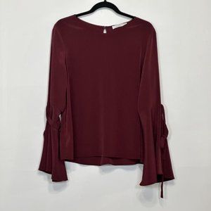 Lush Maroon Long Sleeve Tunic